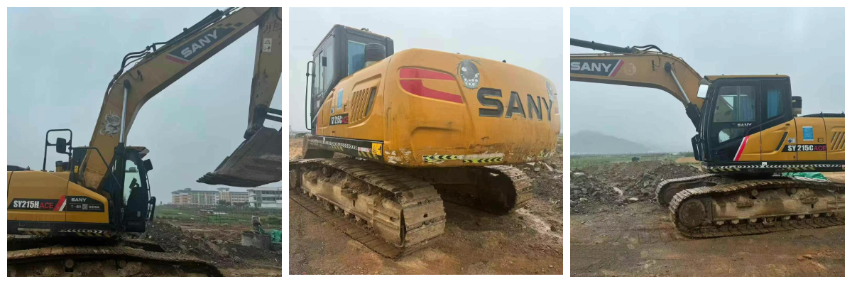 Sale Original Digger 2021 Year Used Sany Sy215c Excavator  Sale Original Digger 2021 Year Used Sany Sy215c Excavator